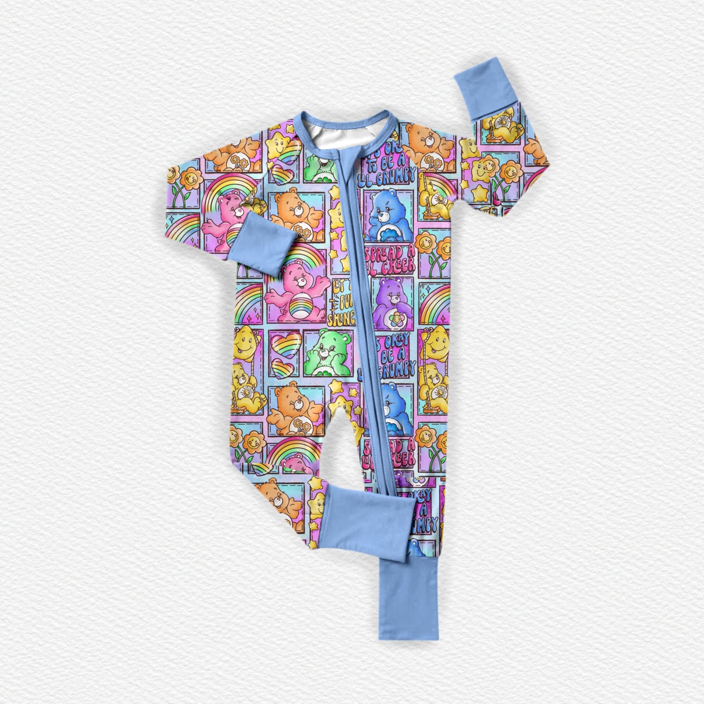 Care Bears Patchwork Bamboo Zippy Pajamas