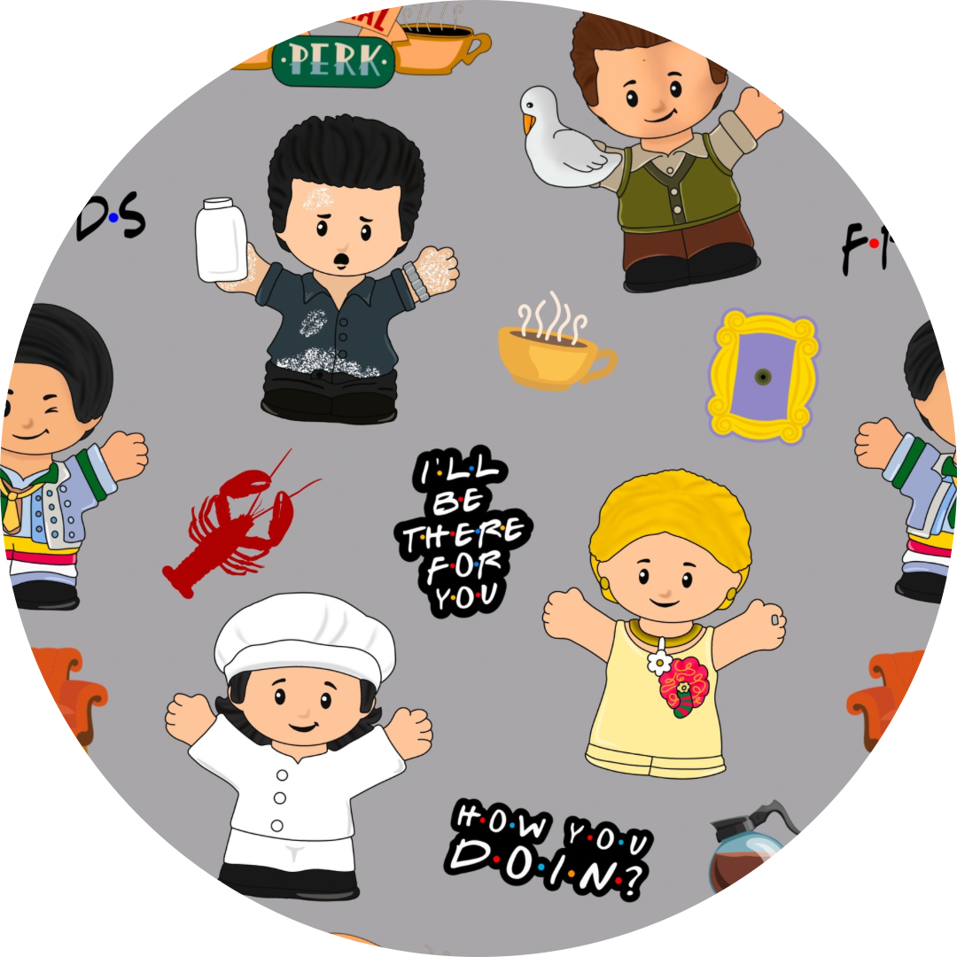 "PIVOT!" Tiny People French Terry Bamboo Adult Crewneck Sweatshirt