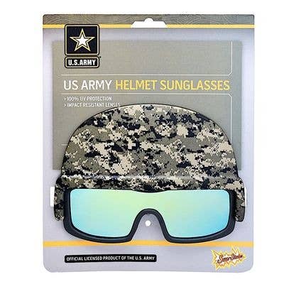 Officially Licensed US Army Helmet Sun Staches