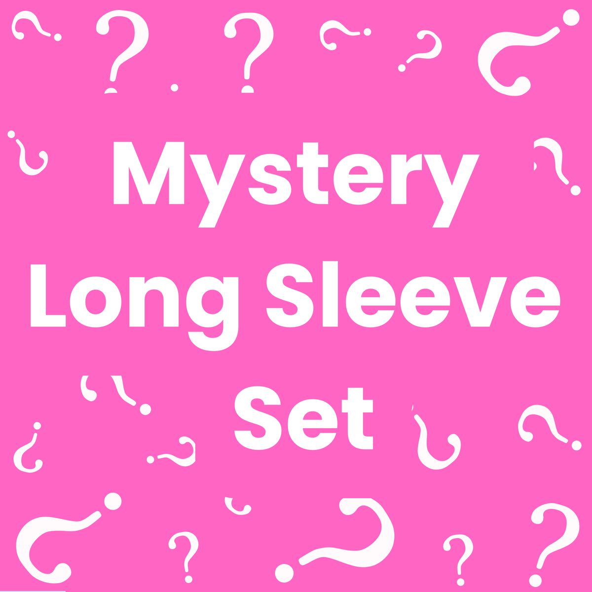 Mystery GIRLS Long Sleeve Two Piece Set