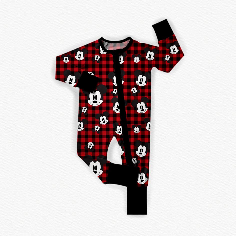 Holiday Mickey Bamboo Zippy Pajamas