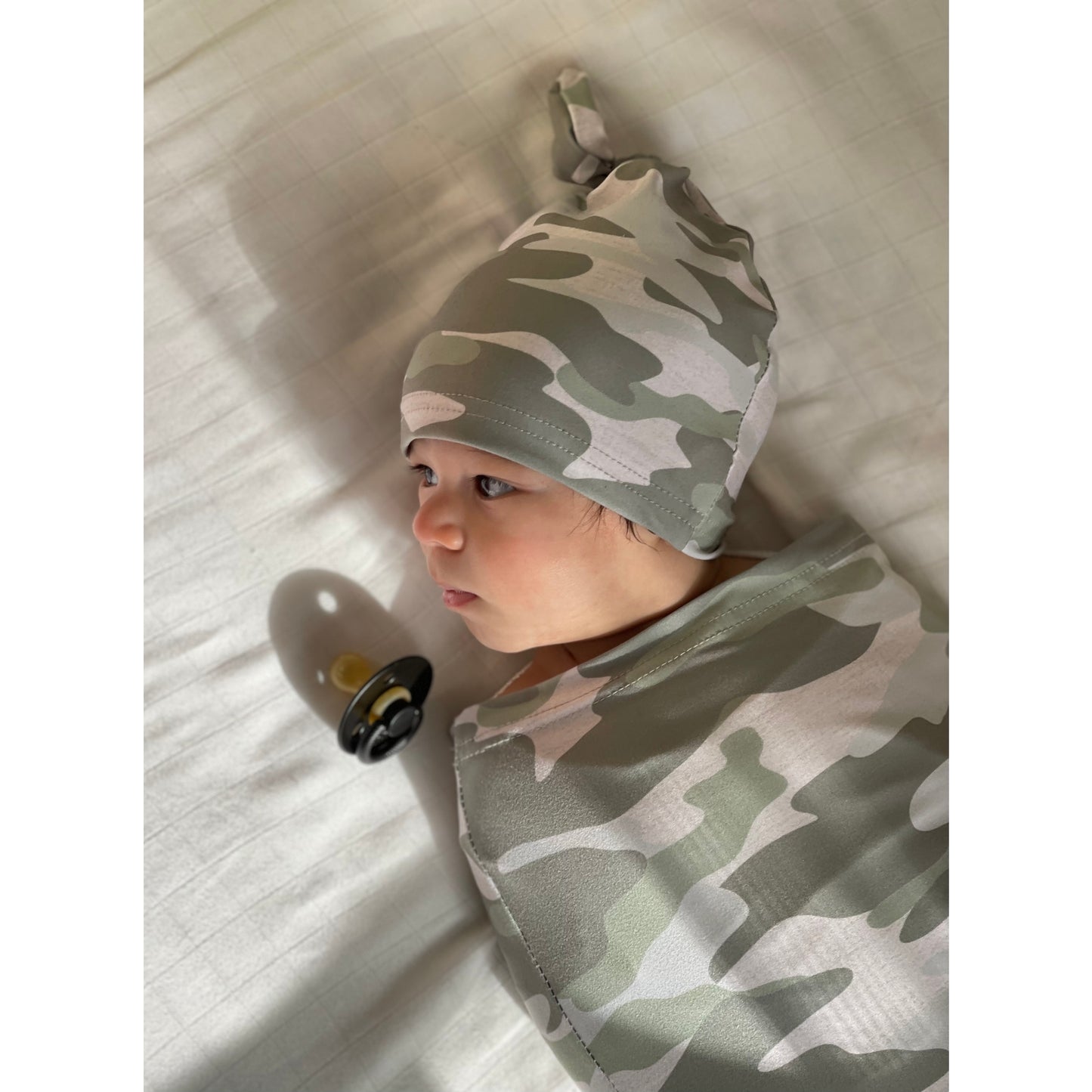 Cutie Cocoon™ Camo Cocoon & Hat Set