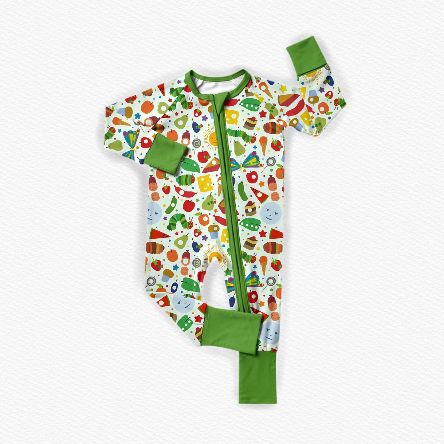 Hungry Caterpillar Bamboo Zippy Pajamas