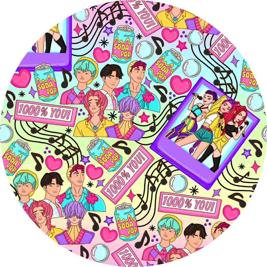 Demon Hunters Bamboo Long Sleeve Two Piece Pajama Set