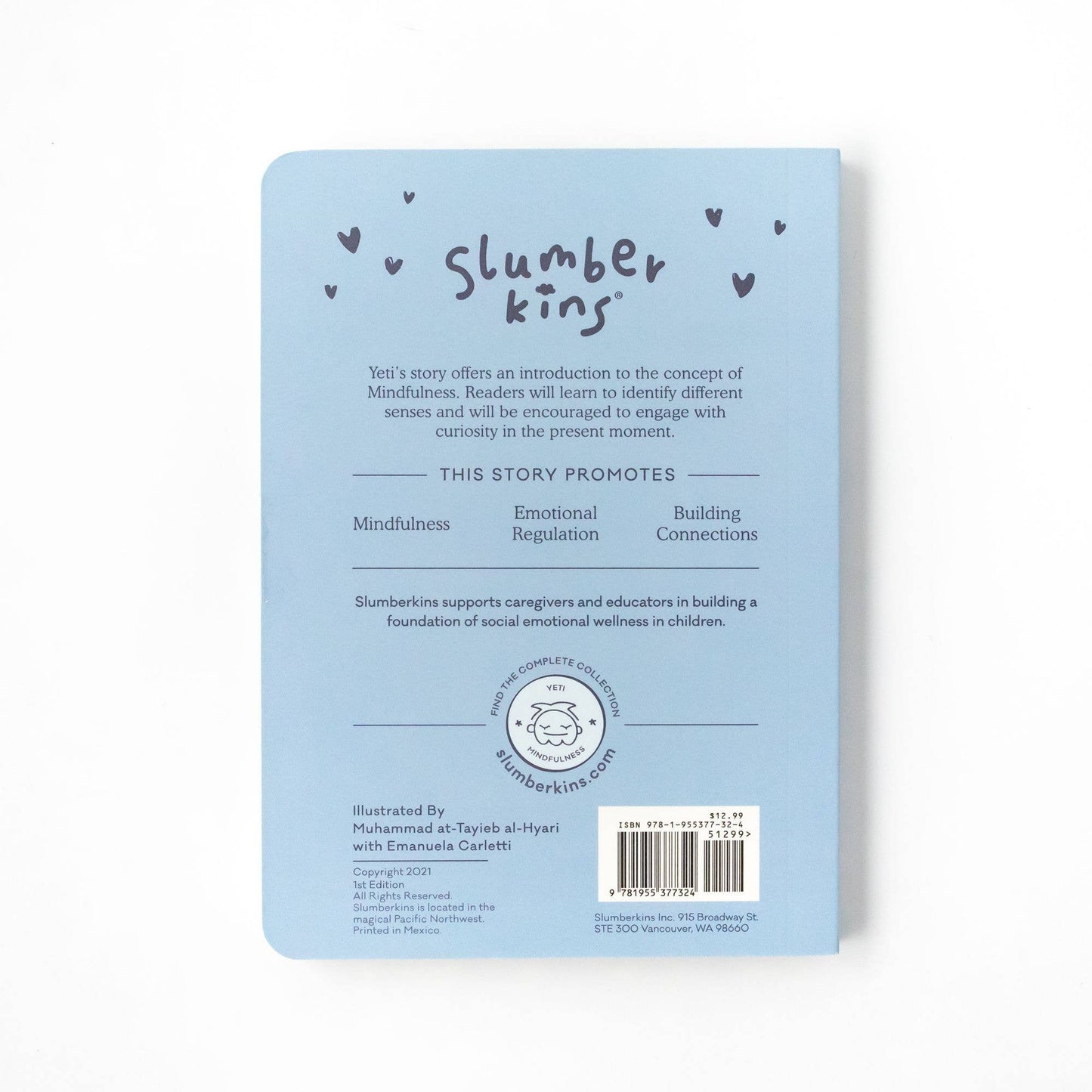 Yeti Snuggler + Intro Book - Mindfulness