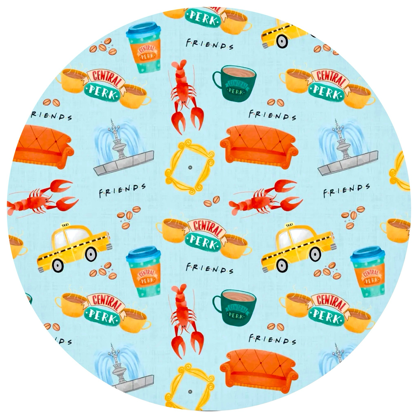 New York Friends Fleece Pullover