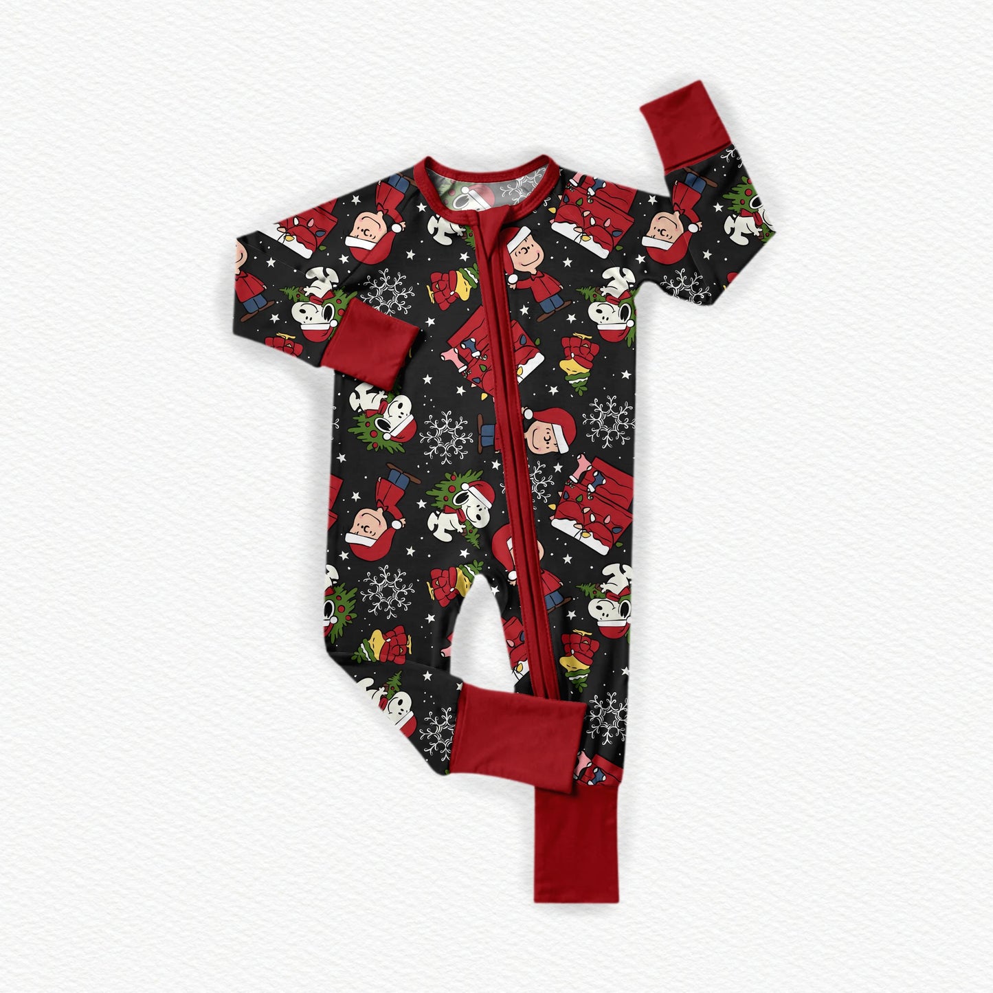 Charlie Brown Christmas Bamboo Zippy Pajamas