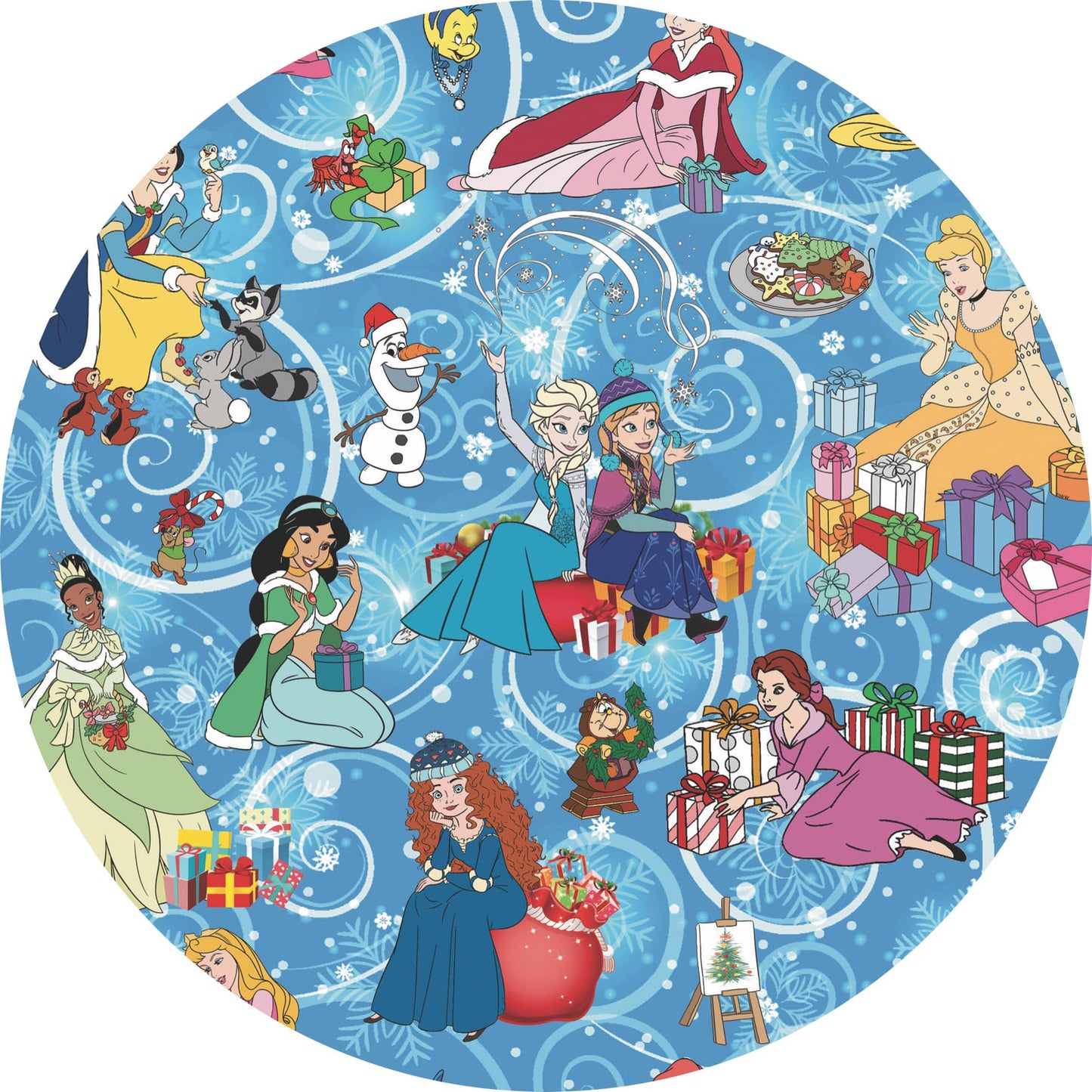 Princess Christmas Bamboo Terry Crewneck