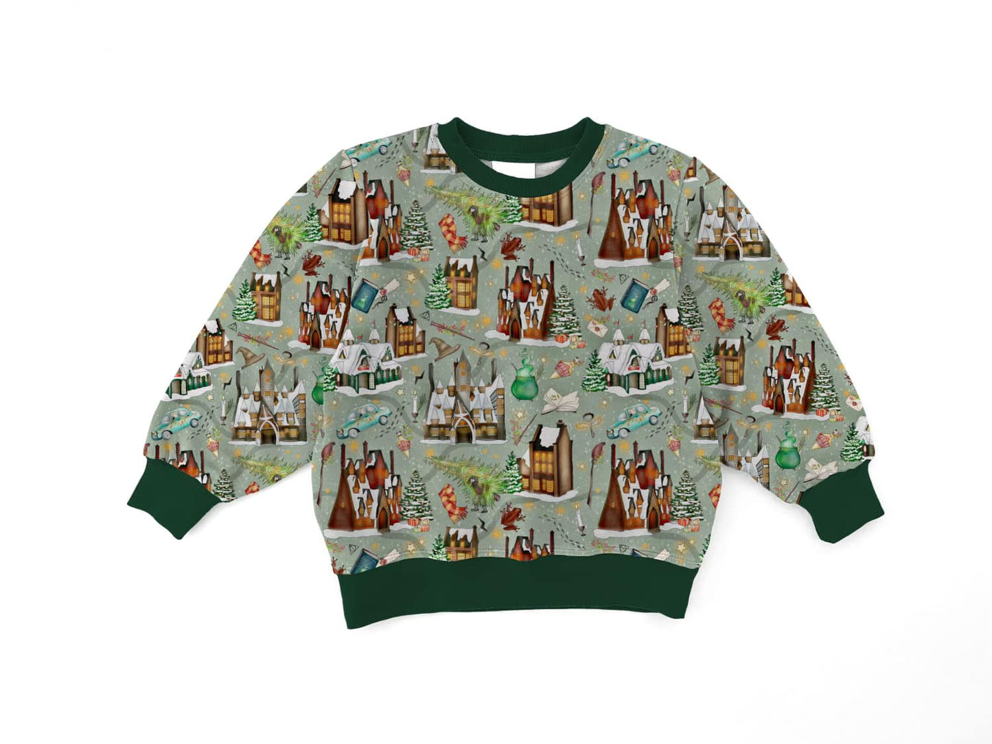 Wizard Christmas Bamboo Terry Crewneck
