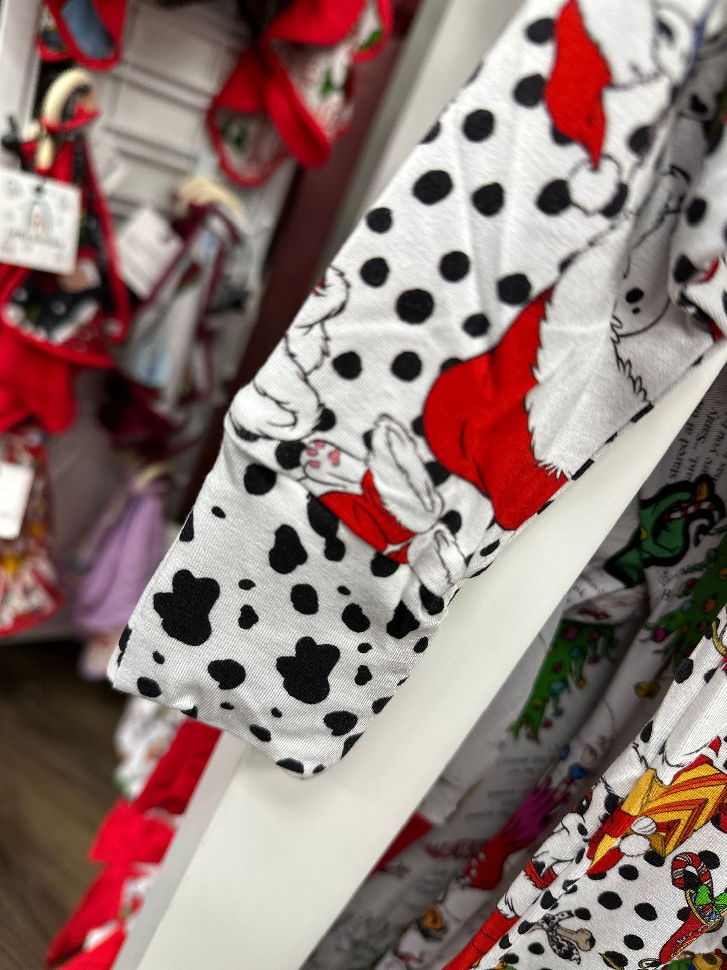 Dalmatian Christmas Bamboo Zippy Pajamas
