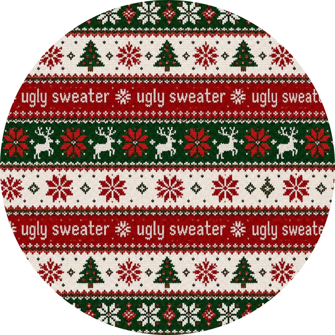 Santa's Sweater Bamboo French Terry Crewneck & Joggers Set