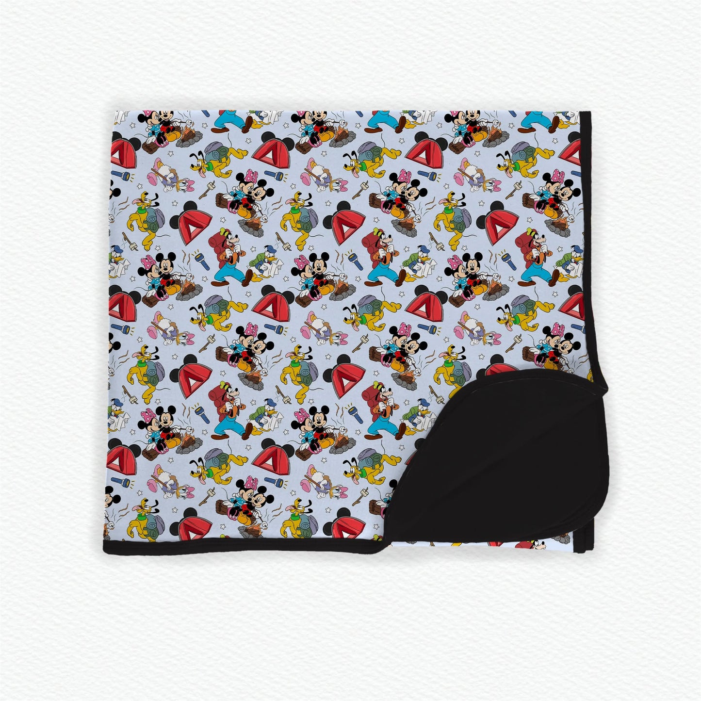 Camp Mouse Double Layer 50x50 Bamboo Blanket