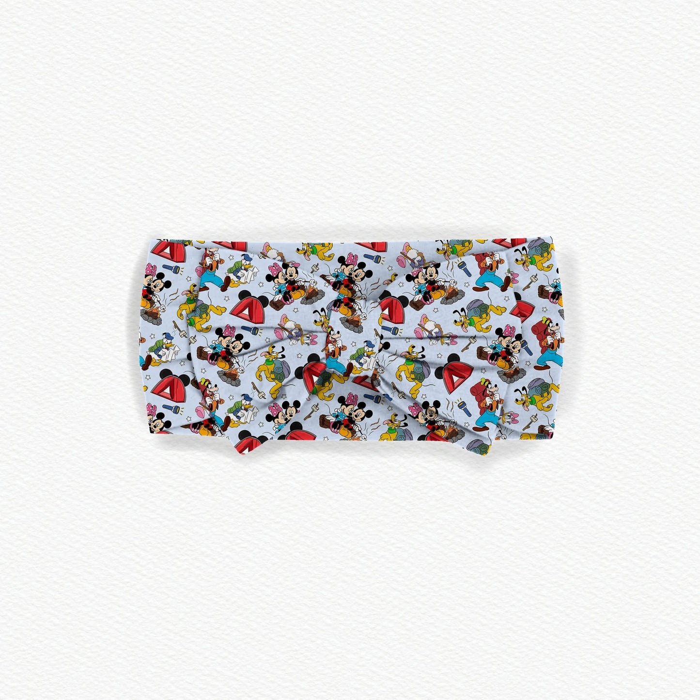 Camp Mouse Bamboo Bow Headband
