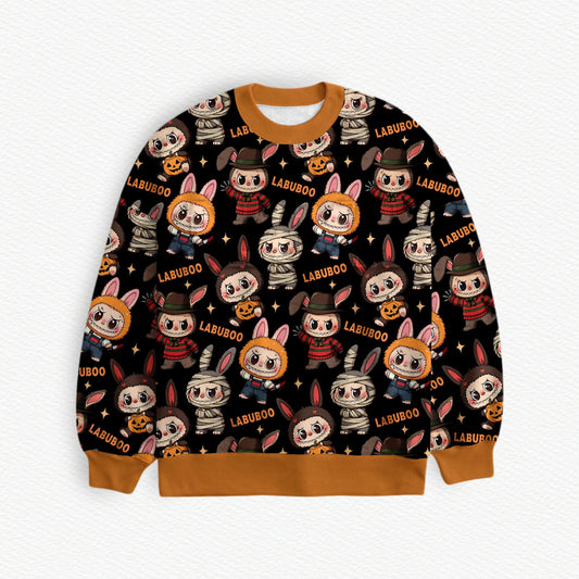 LabuBOO Halloween Bamboo Adult Crewneck Pullover