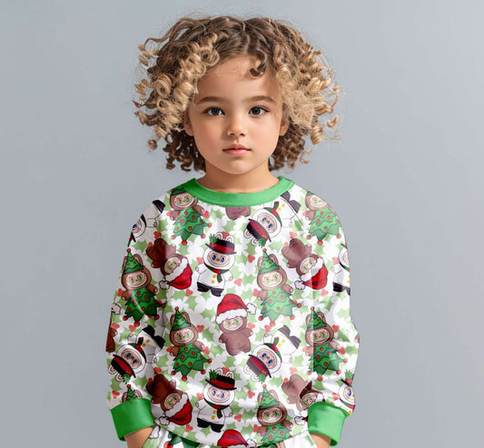 Naughty Or Nice Youth Crewneck Bamboo Pullover