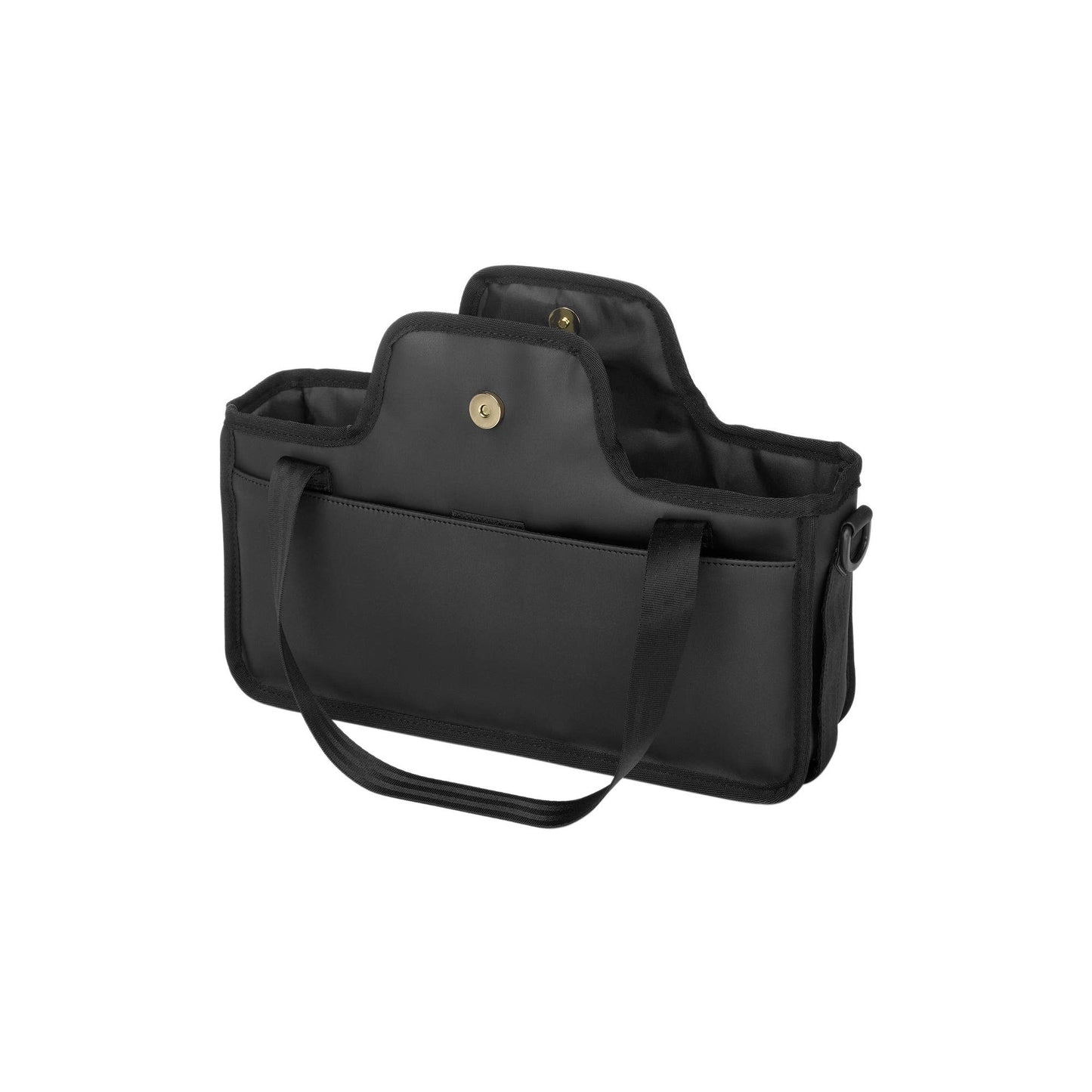 Wander Stroller Caddy- Black Matte Leatherette