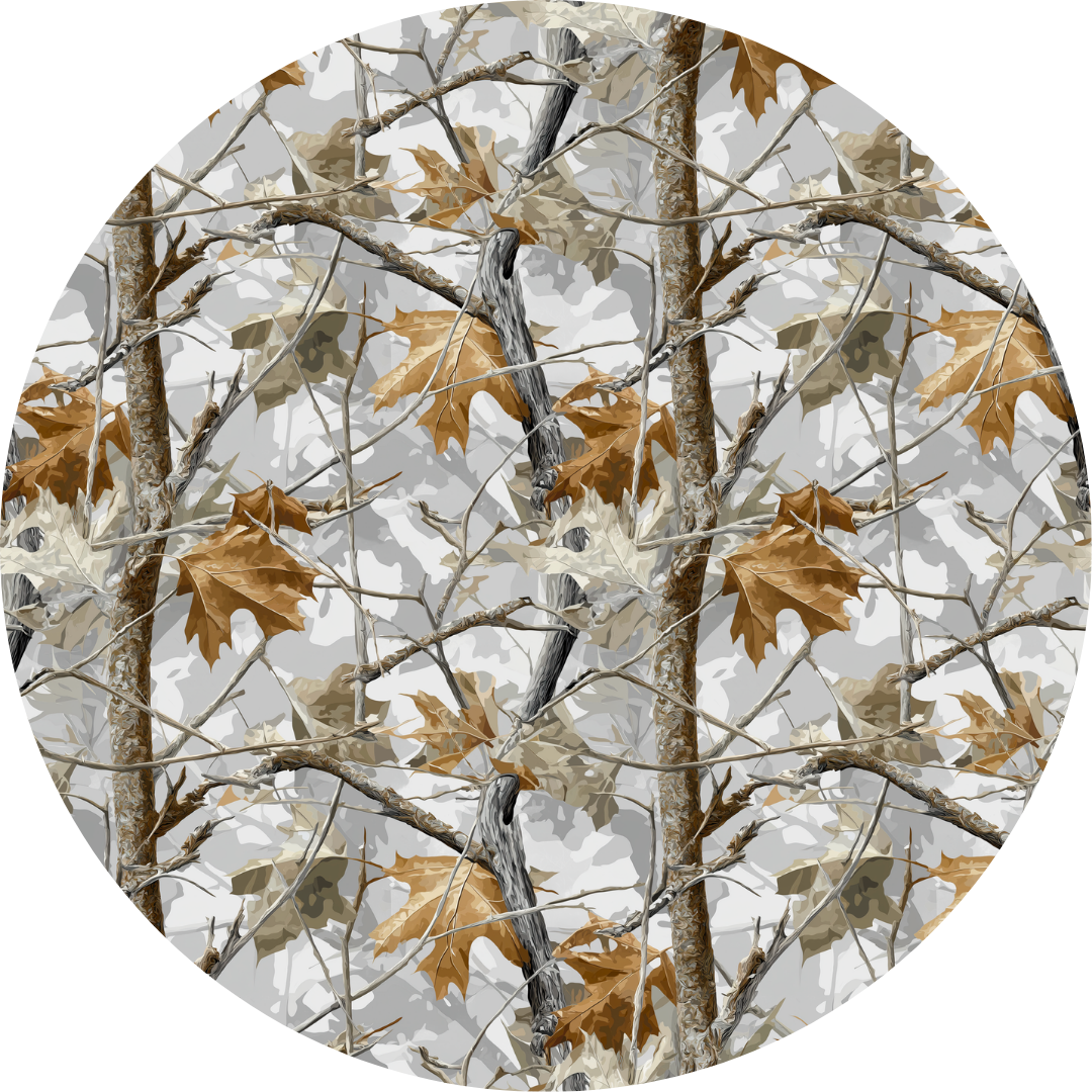 Gray Camo Bamboo Long Sleeve Two Piece Pajama Set