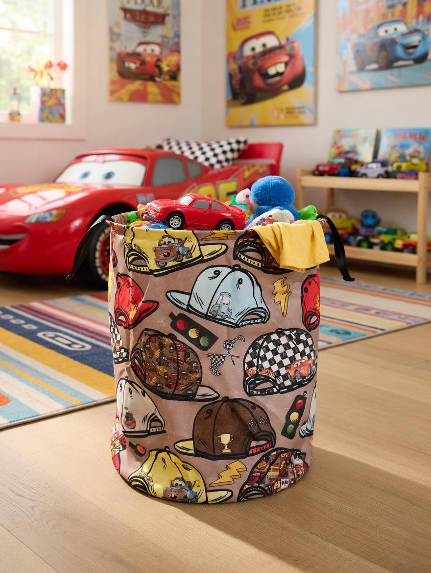 Cars Snapback Laundry Hamper / Toy Bin
