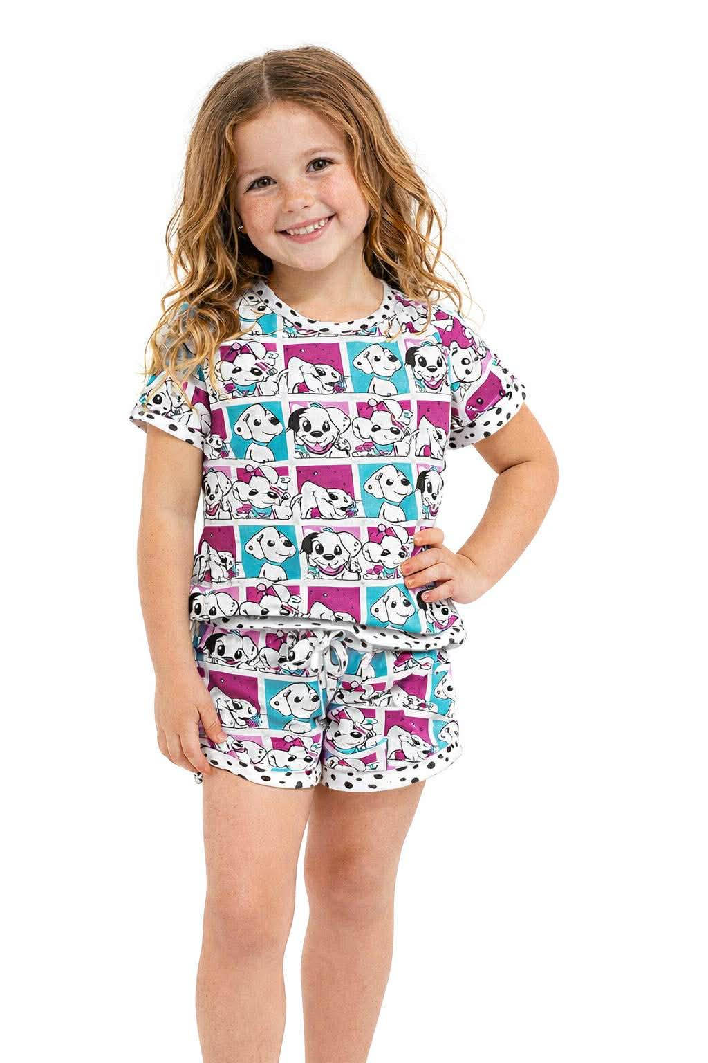 Dalmatian 101 Short Sleeve & Shorts Retro Set