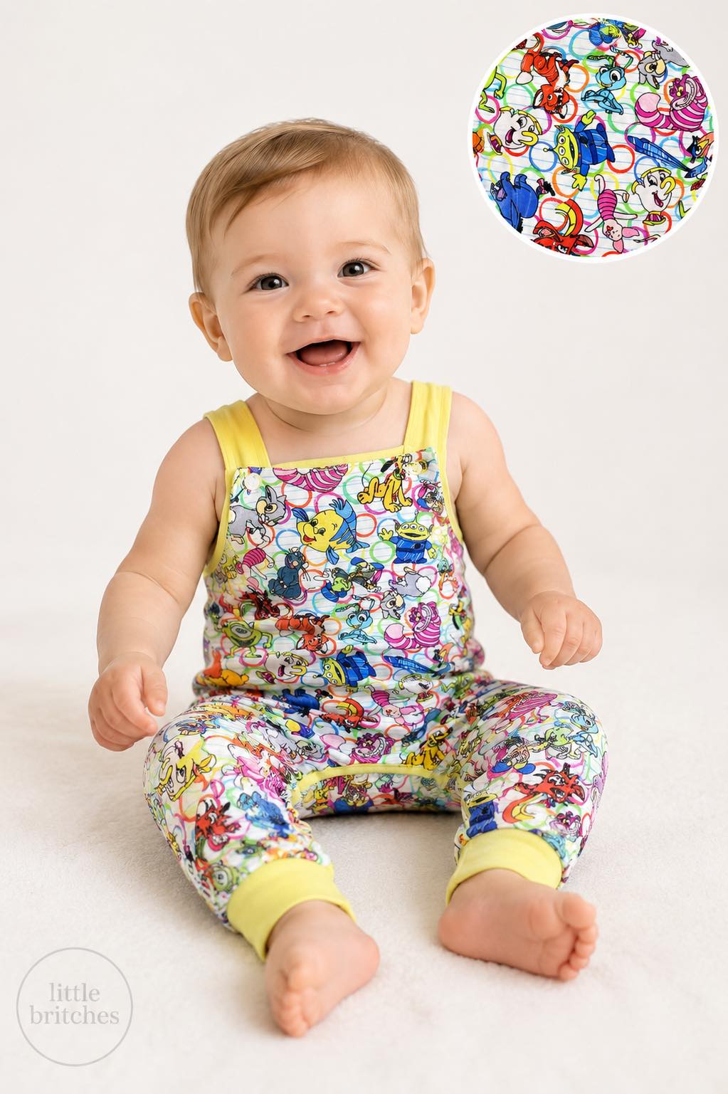 Silly Sidekicks Bamboo Overalls
