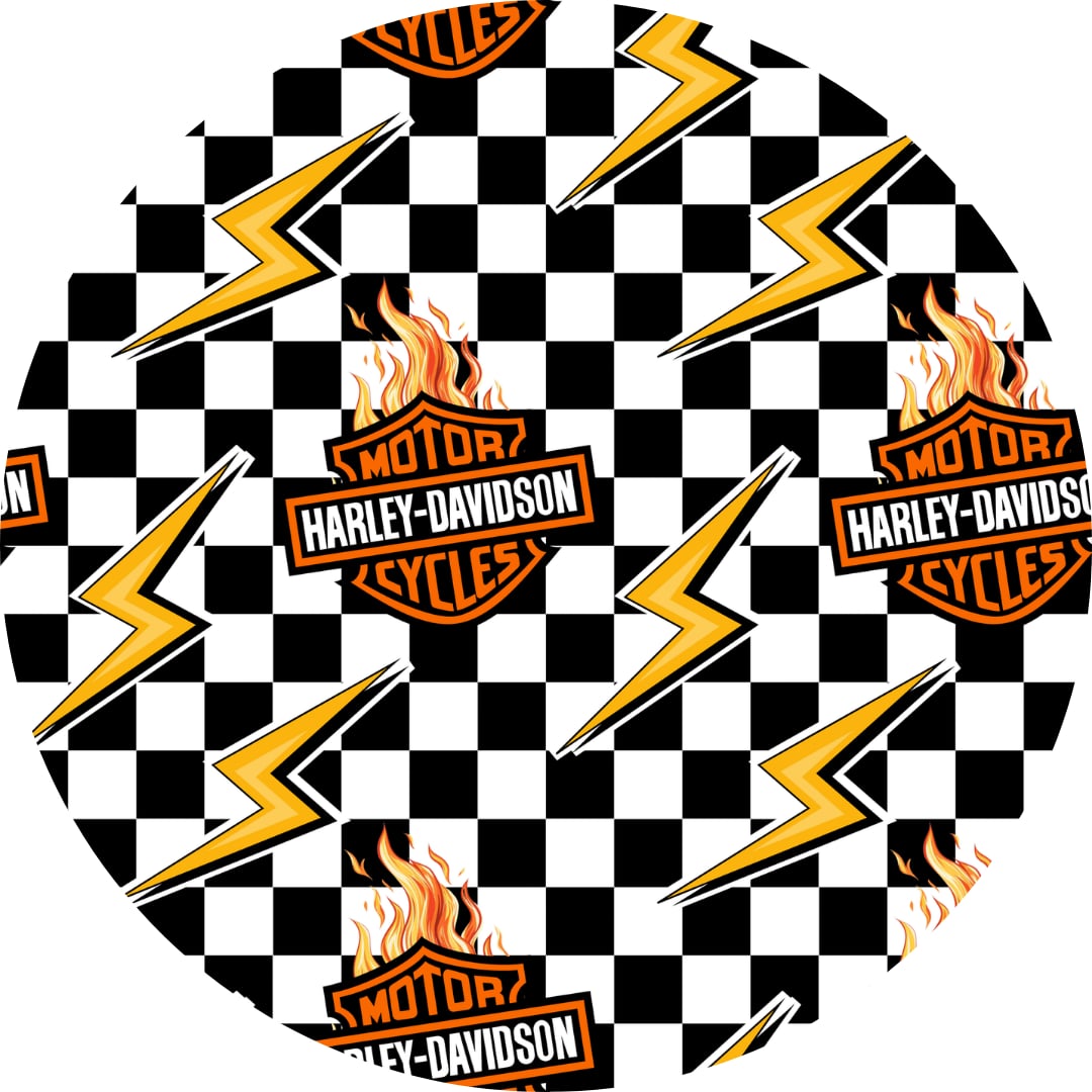 My Daddy Rides A Harley Adult Bamboo Collared Golf Tee