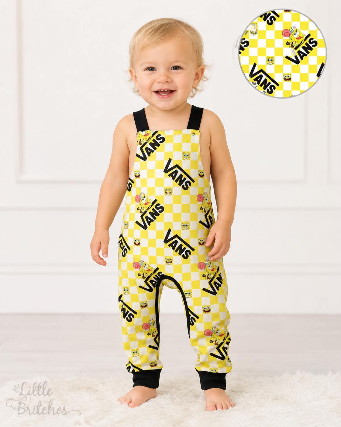 Squarepants Skatepark Bamboo Overalls