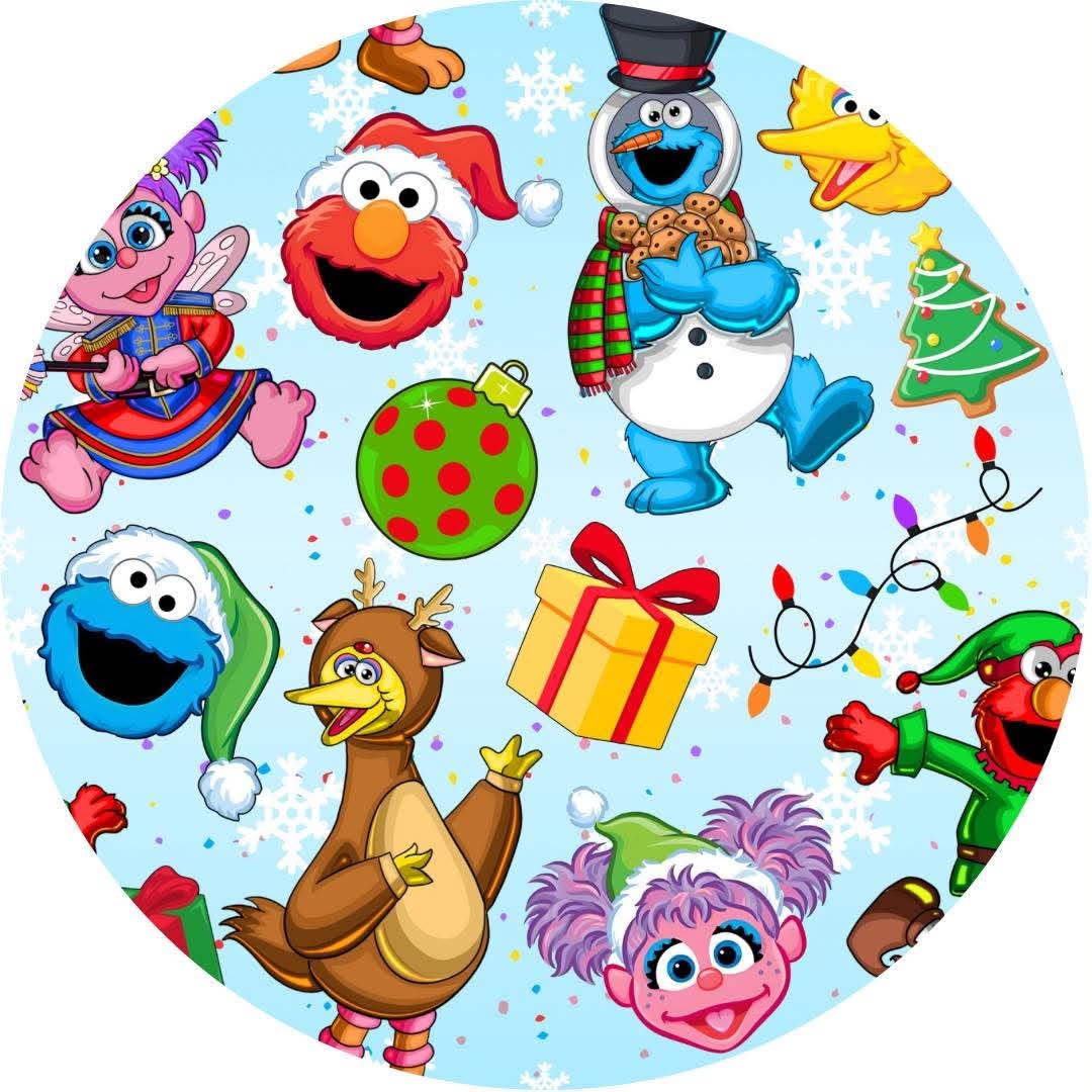 Sesame Street Secret Santa Fur Backed Bamboo Blanket