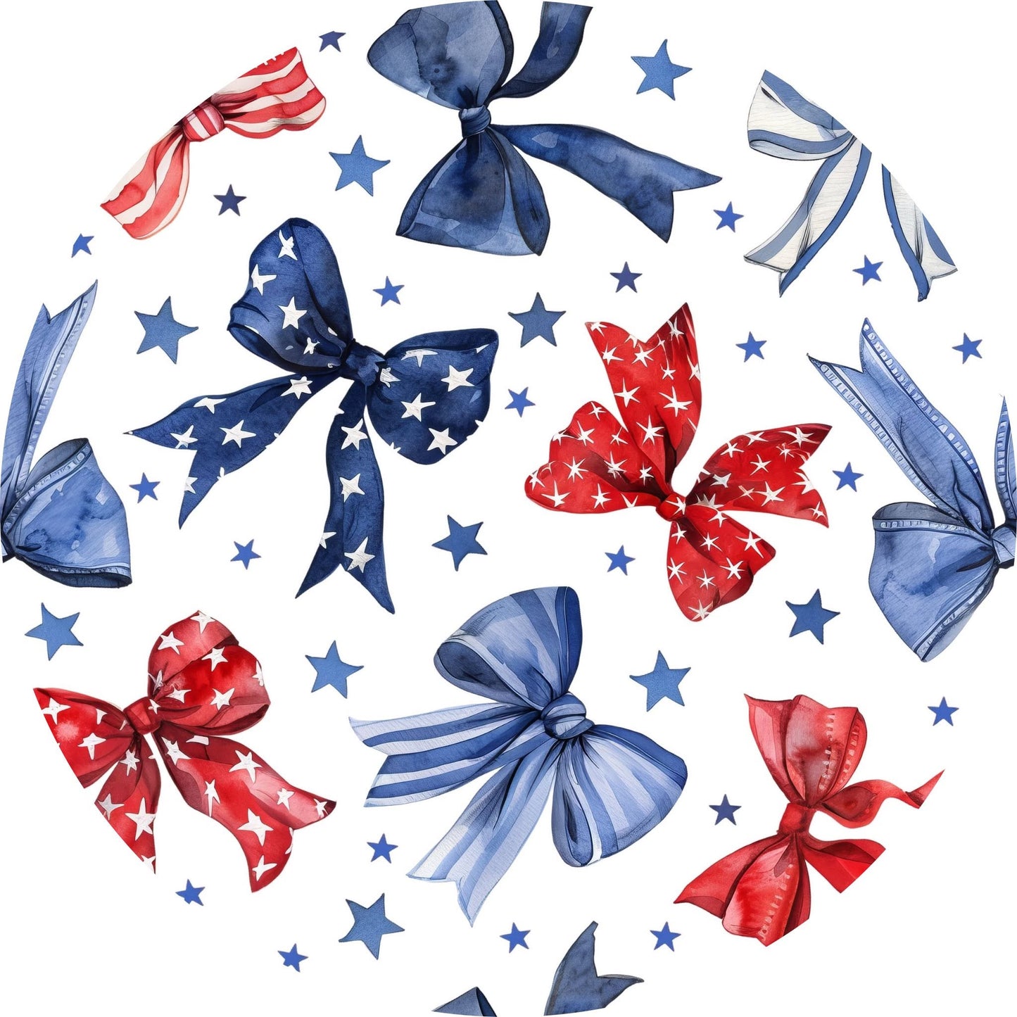 Star Spangled Girl Ruffle Bamboo Blanket