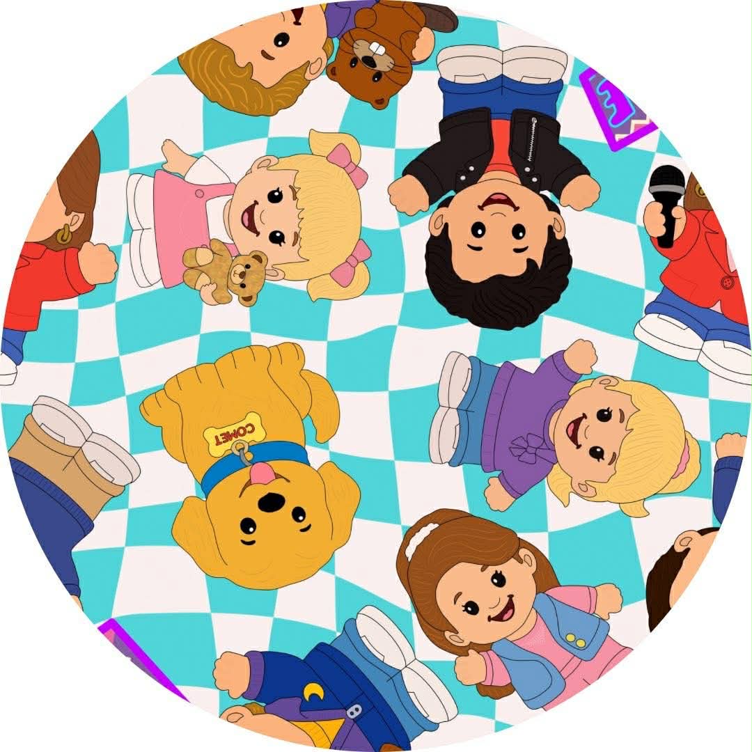 Full House Tiny People Minky Plush Blanket From Judith Arthur