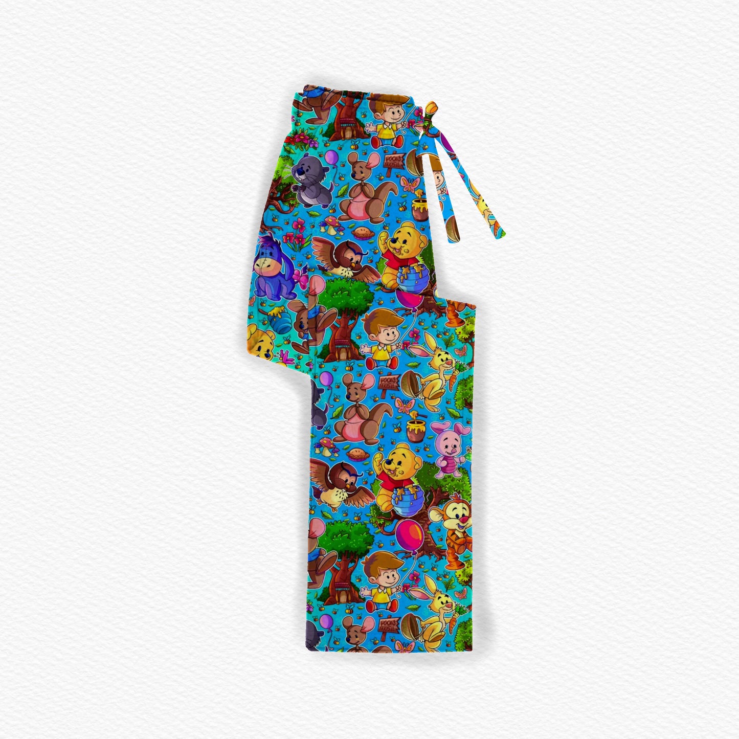 Pooh Toons Bamboo Adult Straight Leg Style Pants