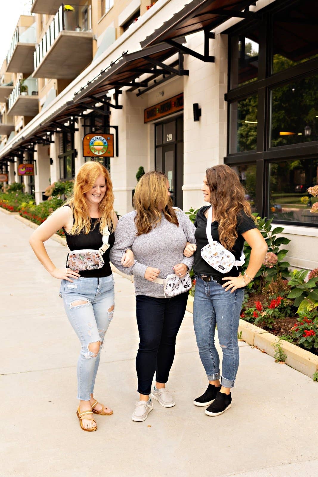 Blue Dog & Friends Belt Bag