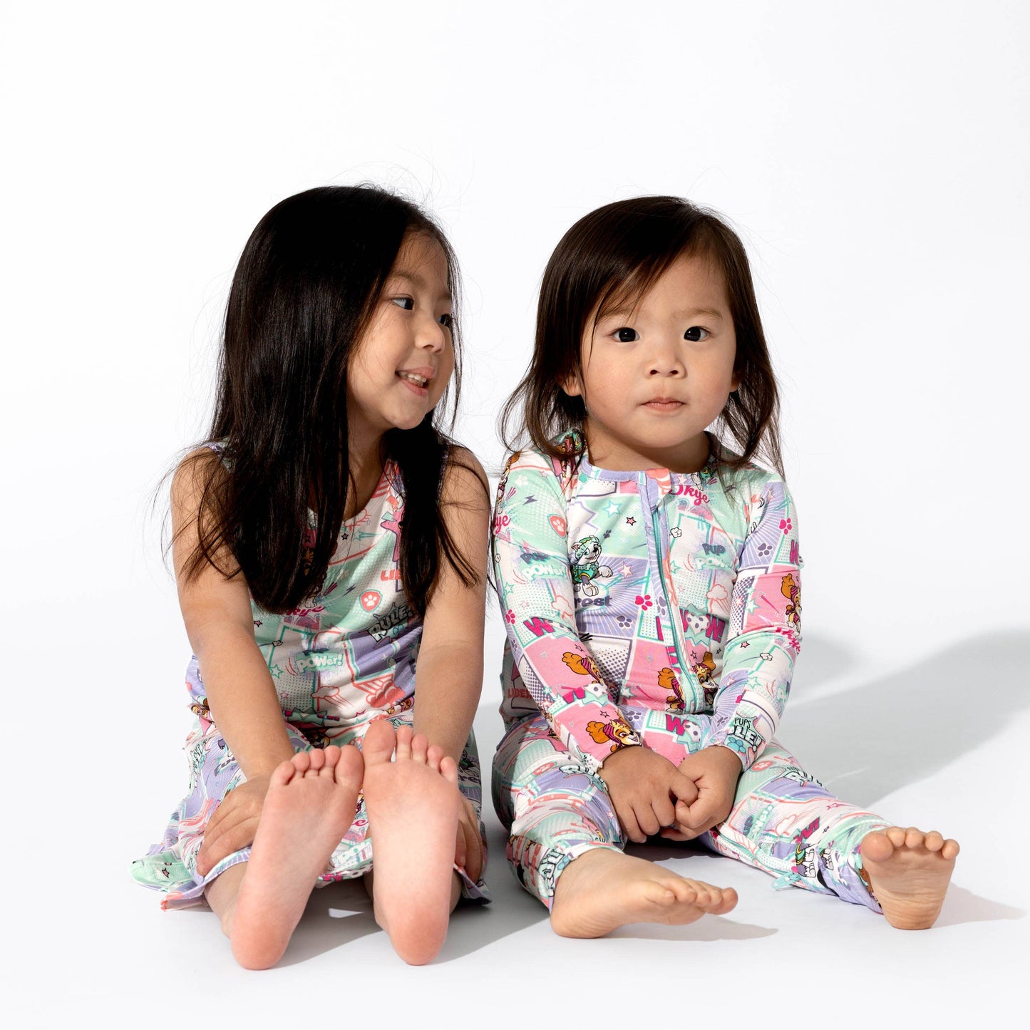 PAW Patrol Girl Pups Bamboo Zippy Pajamas