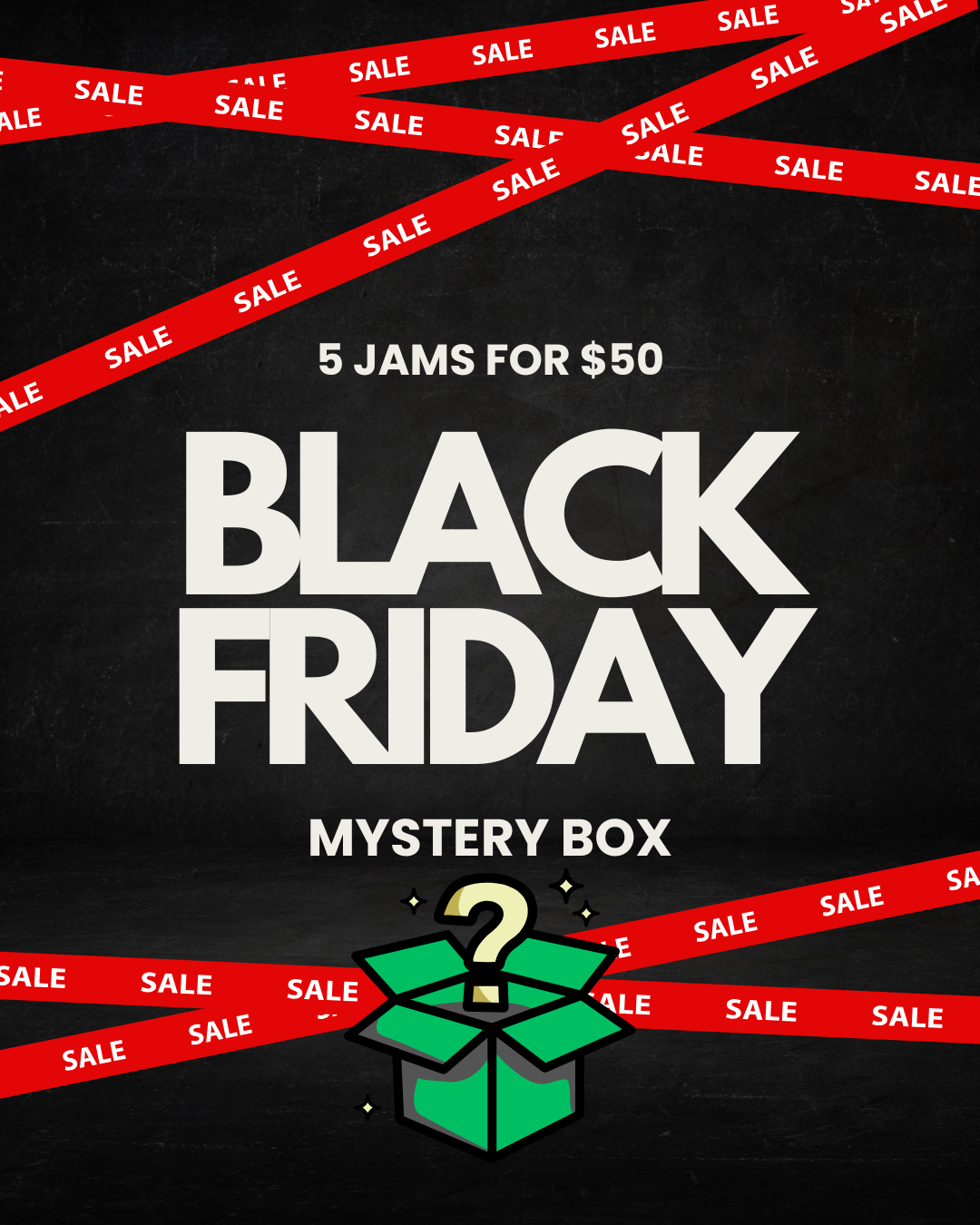 BOY Black Friday Mystery Box — 5 Jams for $50 (Random Styles/Seasons)