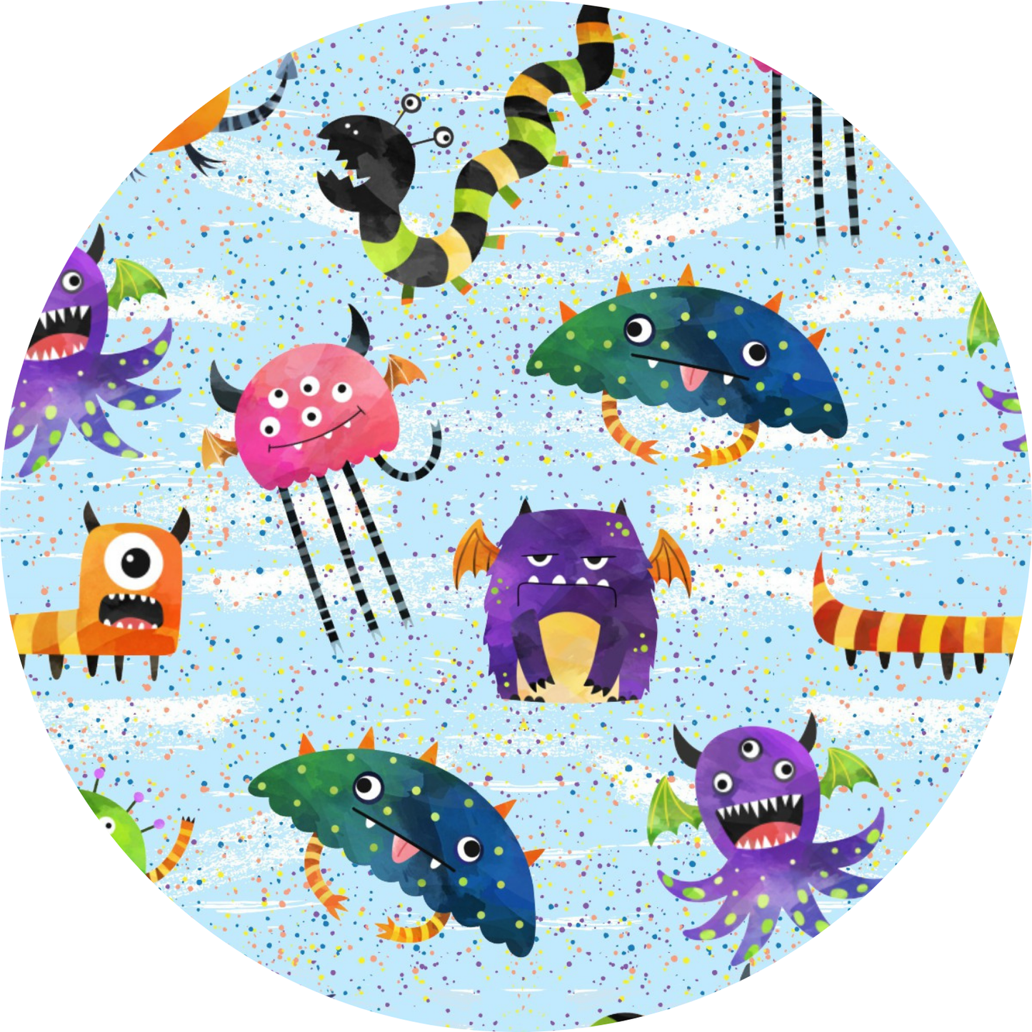 Daddy's Little Monster Fur Backed Bamboo Blanket