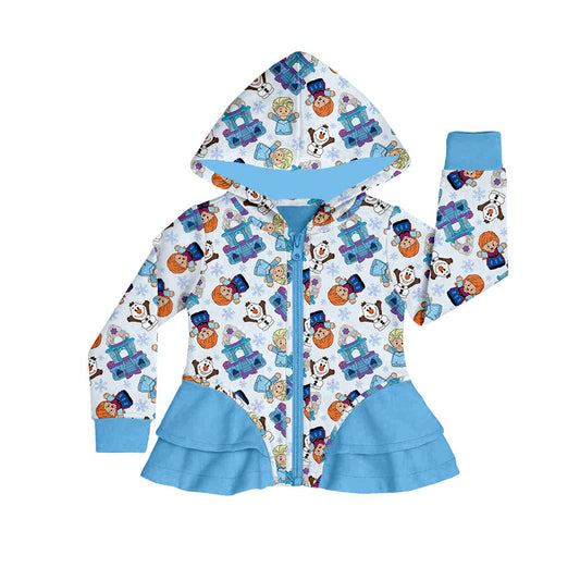 Worth Melting For Tiny People Bamboo Ruffle Zip Up Jacket