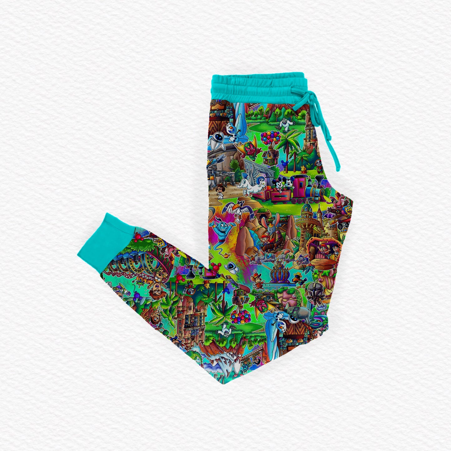 The Park Toons Bamboo Adult Jogger Style Pants