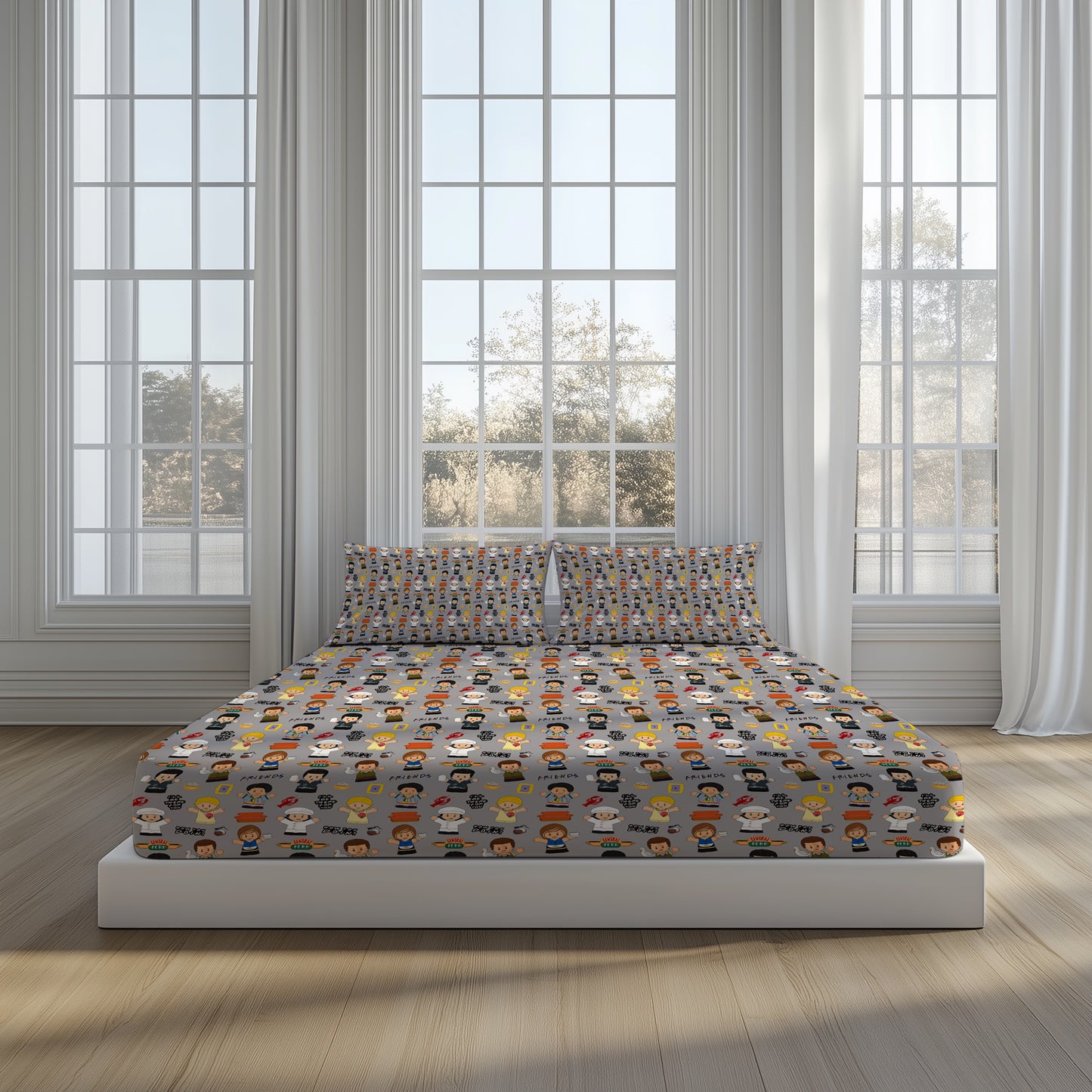 Upload Your Own File | CUSTOM BAMBOO | Bamboo King Sheet With Set of 2 Pillowcases
