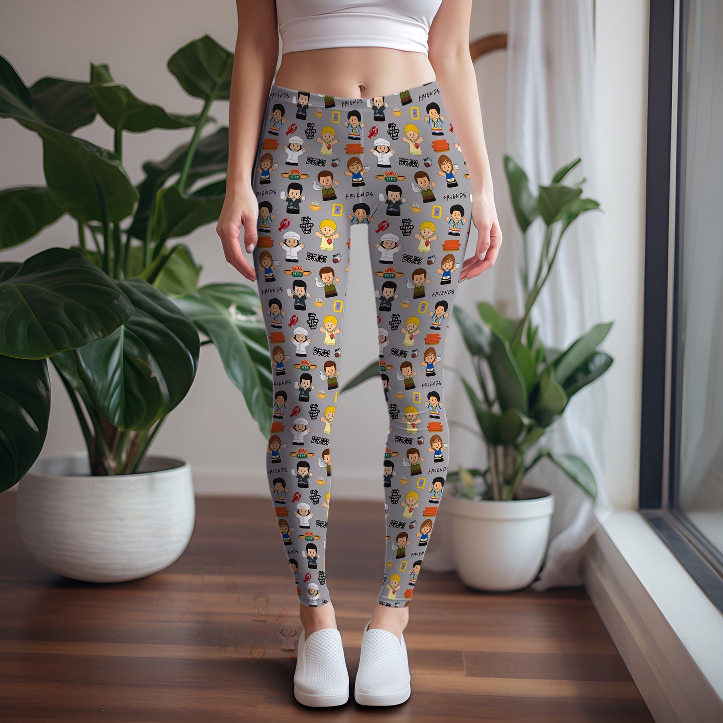 "PIVOT!" Tiny People Women's Poly Blend Leggings