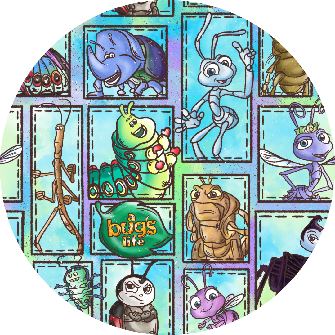Bugs! Patchwork Bamboo Blanket