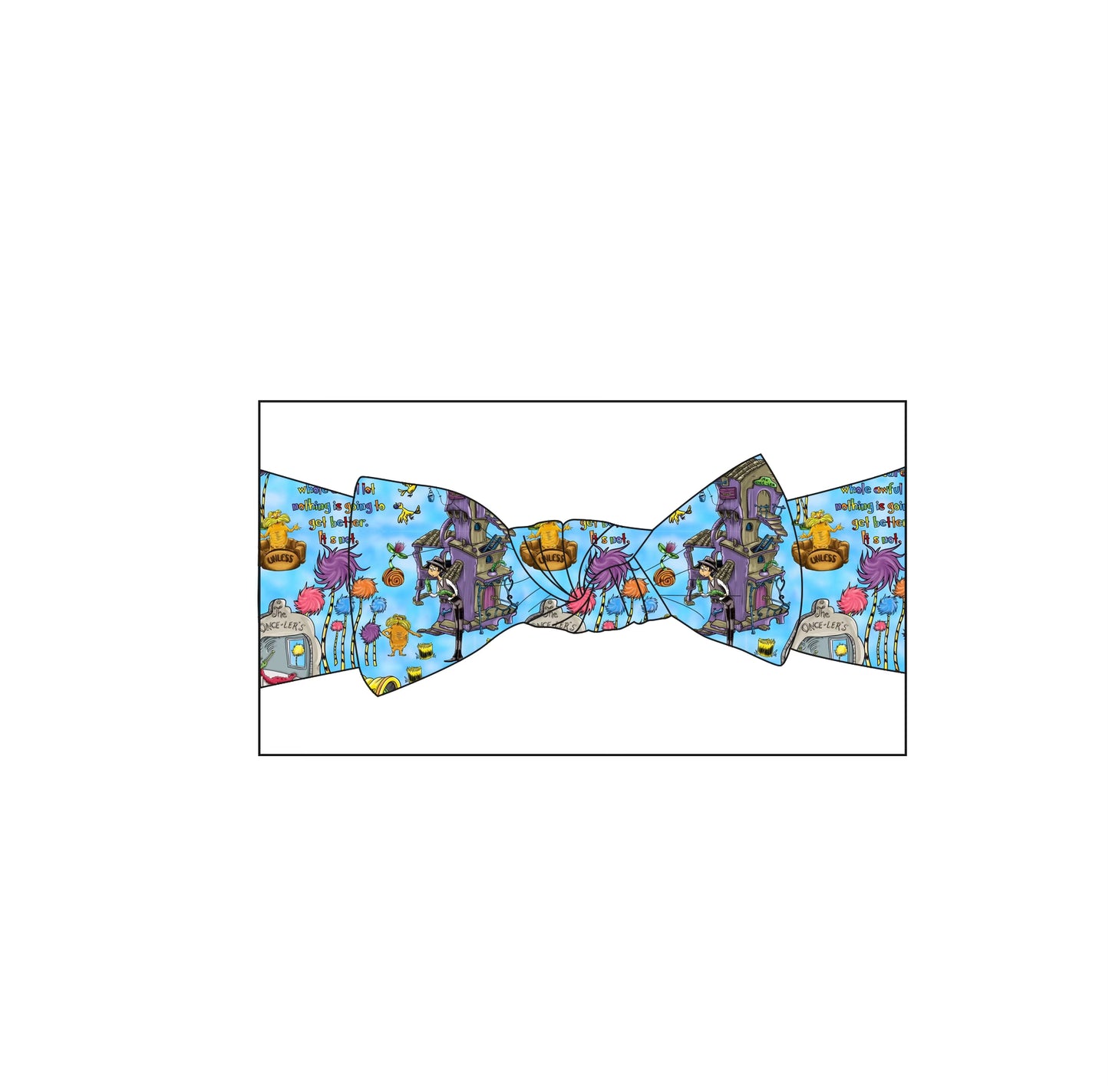 Seuss Bamboo Bow Headband