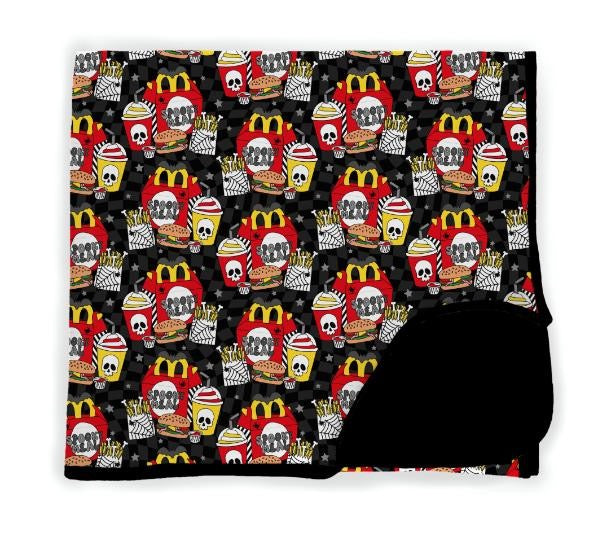 Spooky Kid Bamboo Blanket