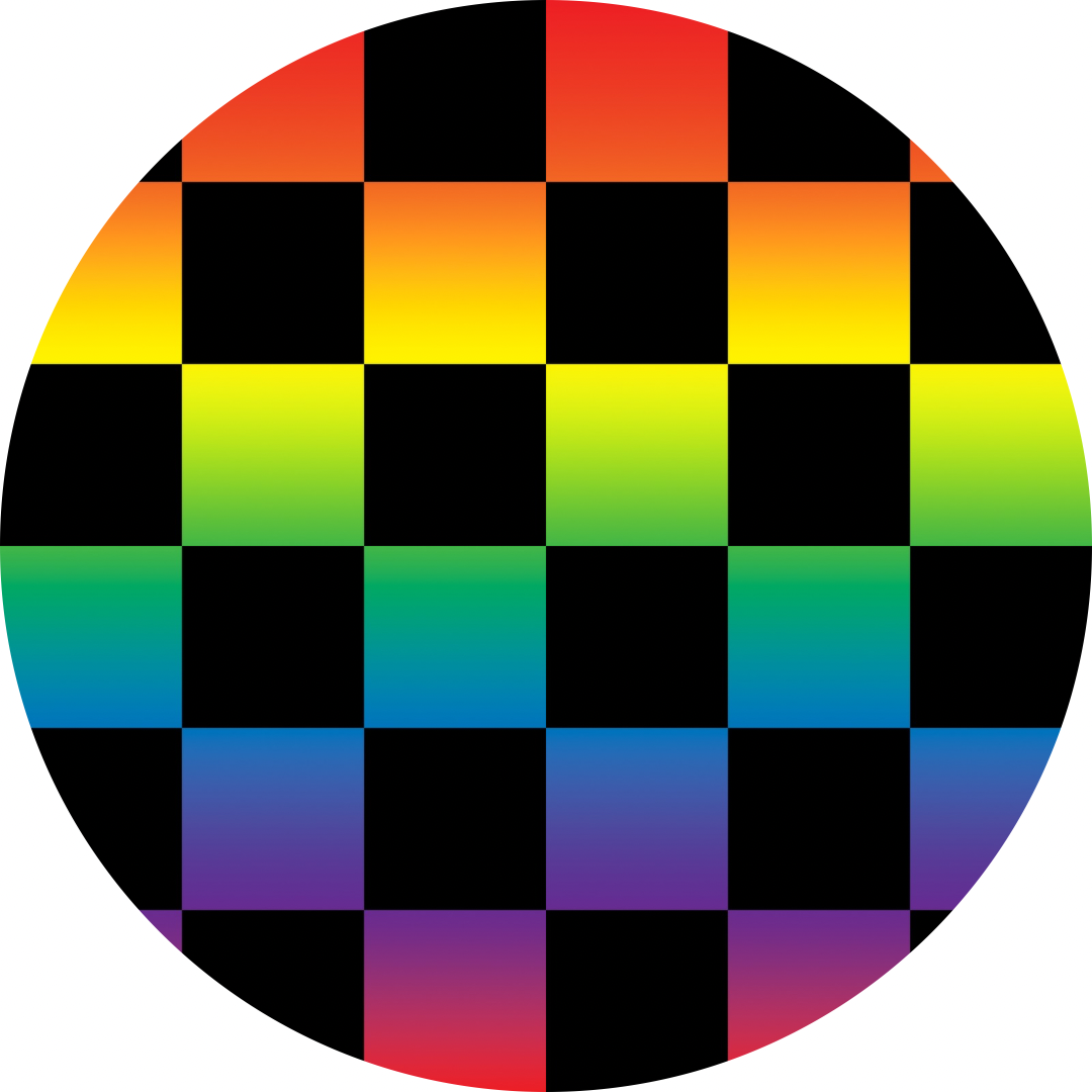 Rainbow Checkers Bamboo Crewneck & Jogger Pants Set