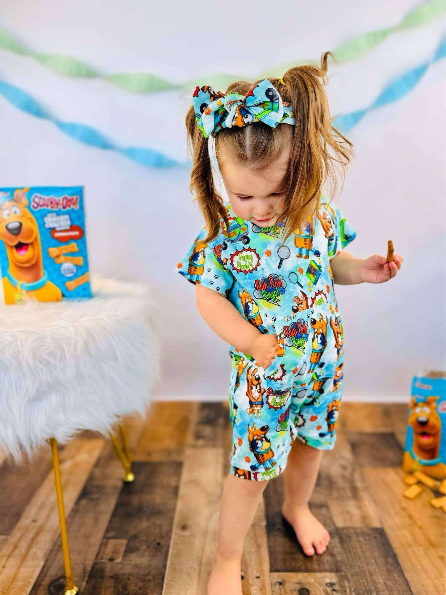 Ruh-Roh Ringo Cotton Bow Headband