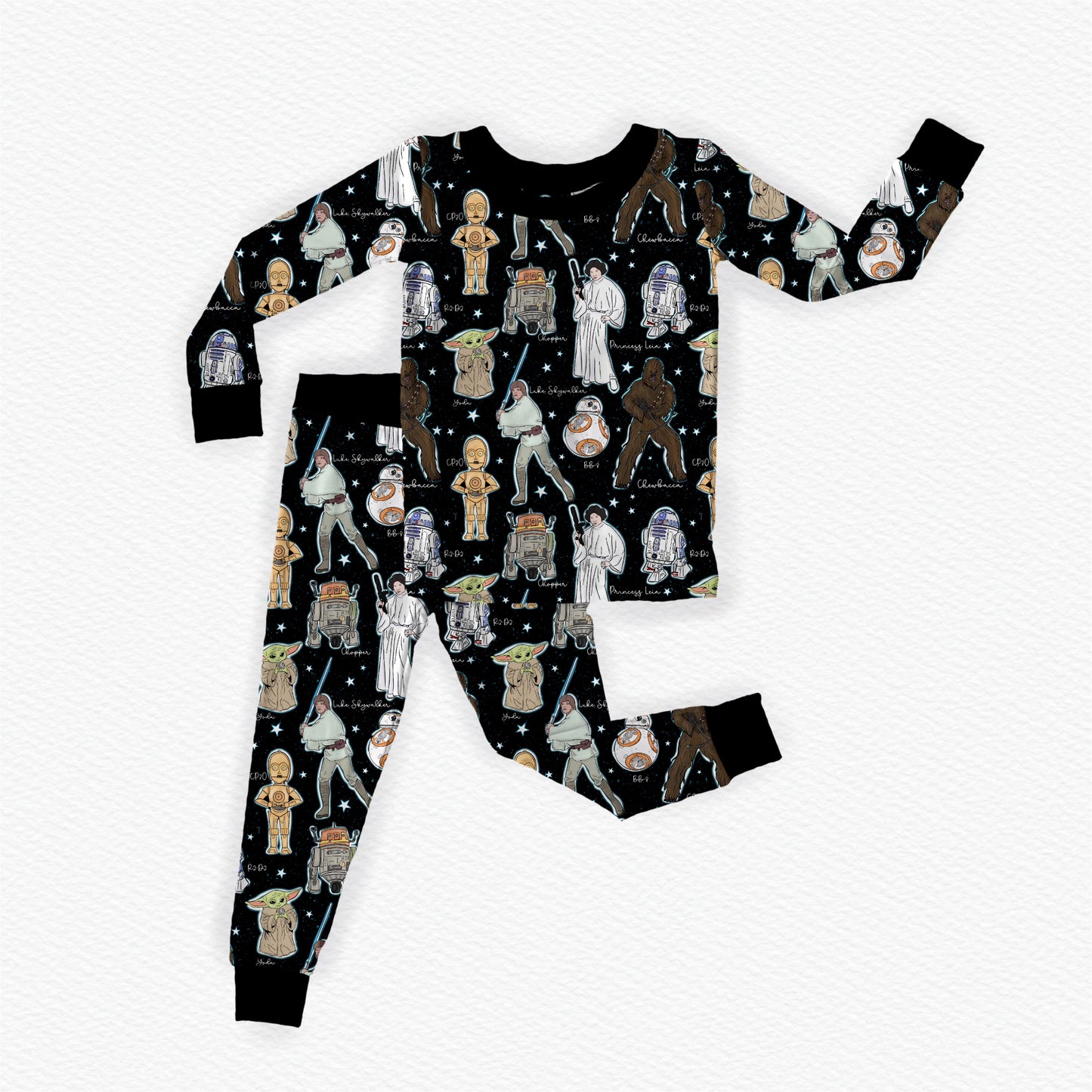 Galactic Dreams Bamboo Long Sleeve Two Piece Pajama Set