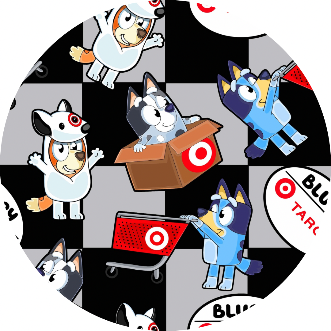 Bullseye Heelers Minky Blanket