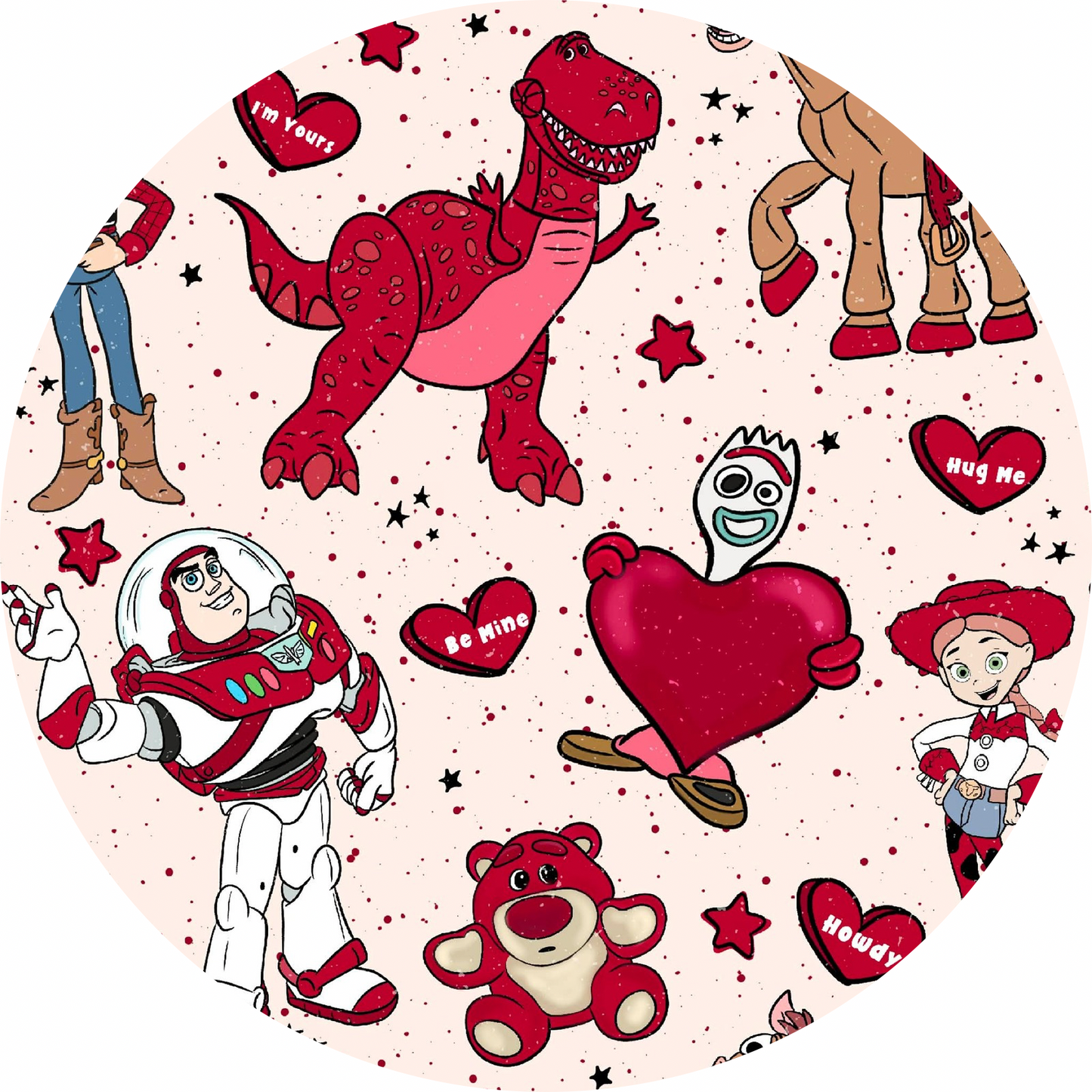 Toy Story Valentine Bamboo Long Sleeve Two Piece Pajama Set