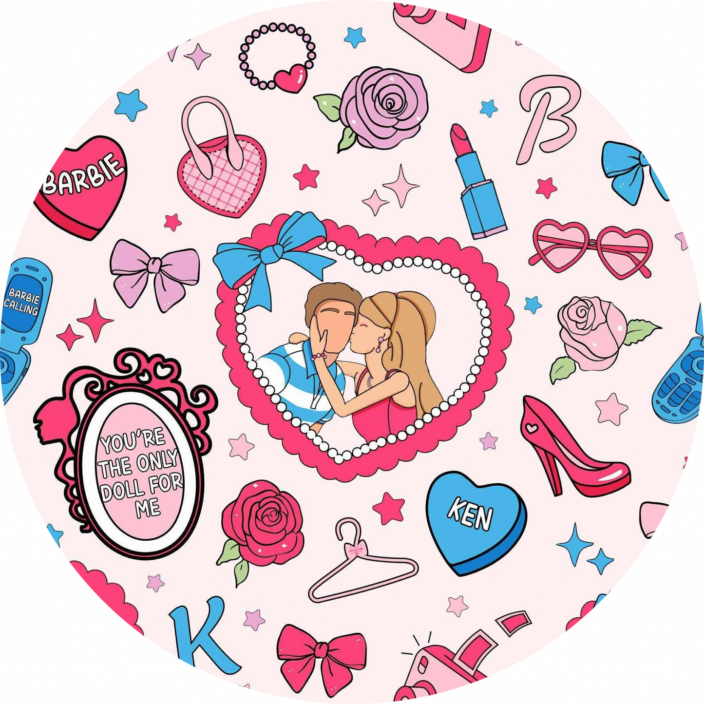 Barbie Valentine Bamboo Zippy Pajamas