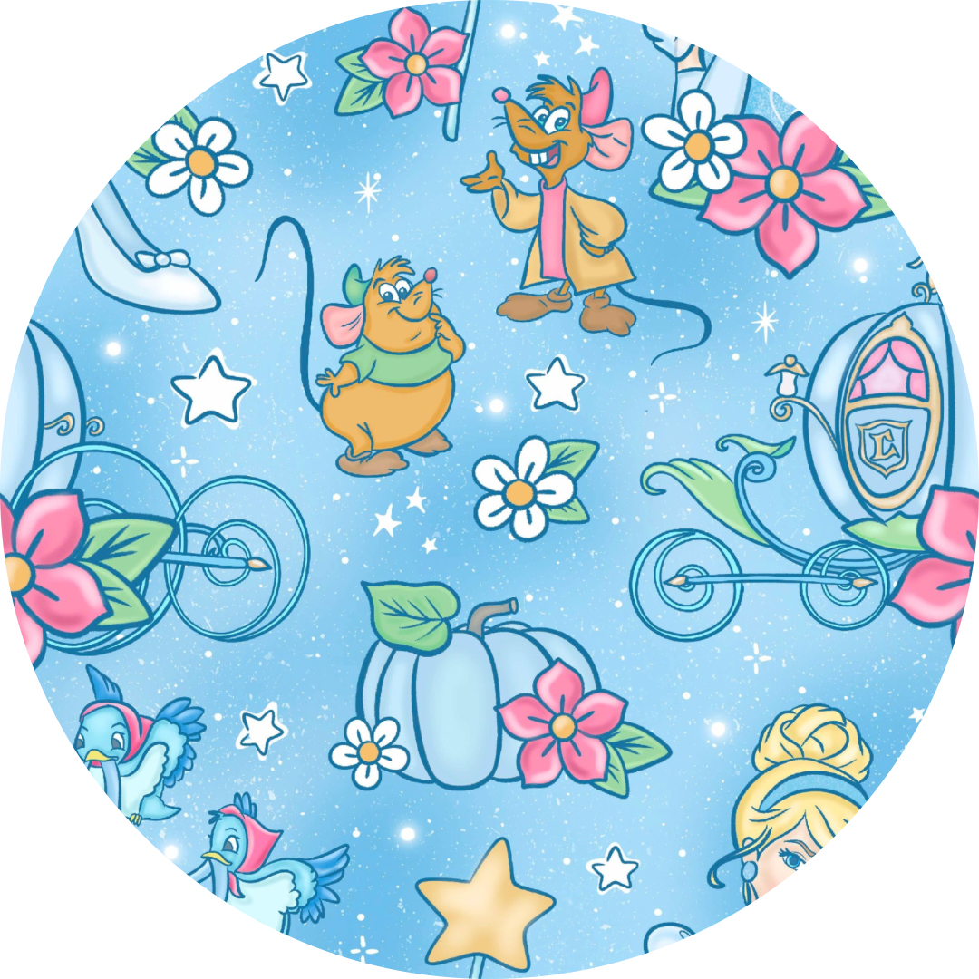 Glass Slipper Watercolor Bamboo Twin Sheet ONLY