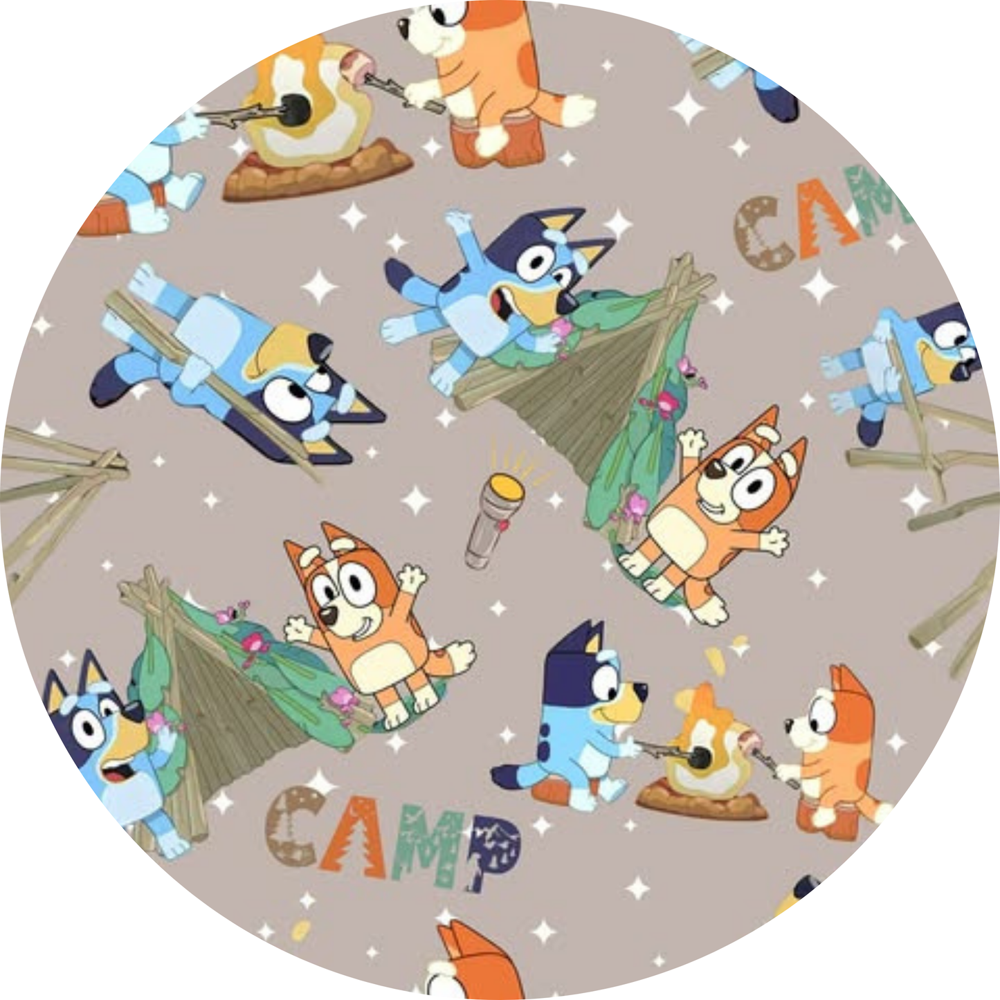 Camp Bluey Bamboo Nap Mat