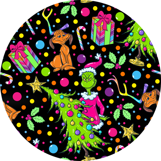 Neon Grump Christmas Bamboo Multiuse Cover / Pillowcase